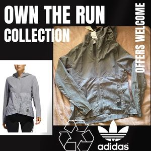Adidas women’s windbreaker NEW| own the run Coll.